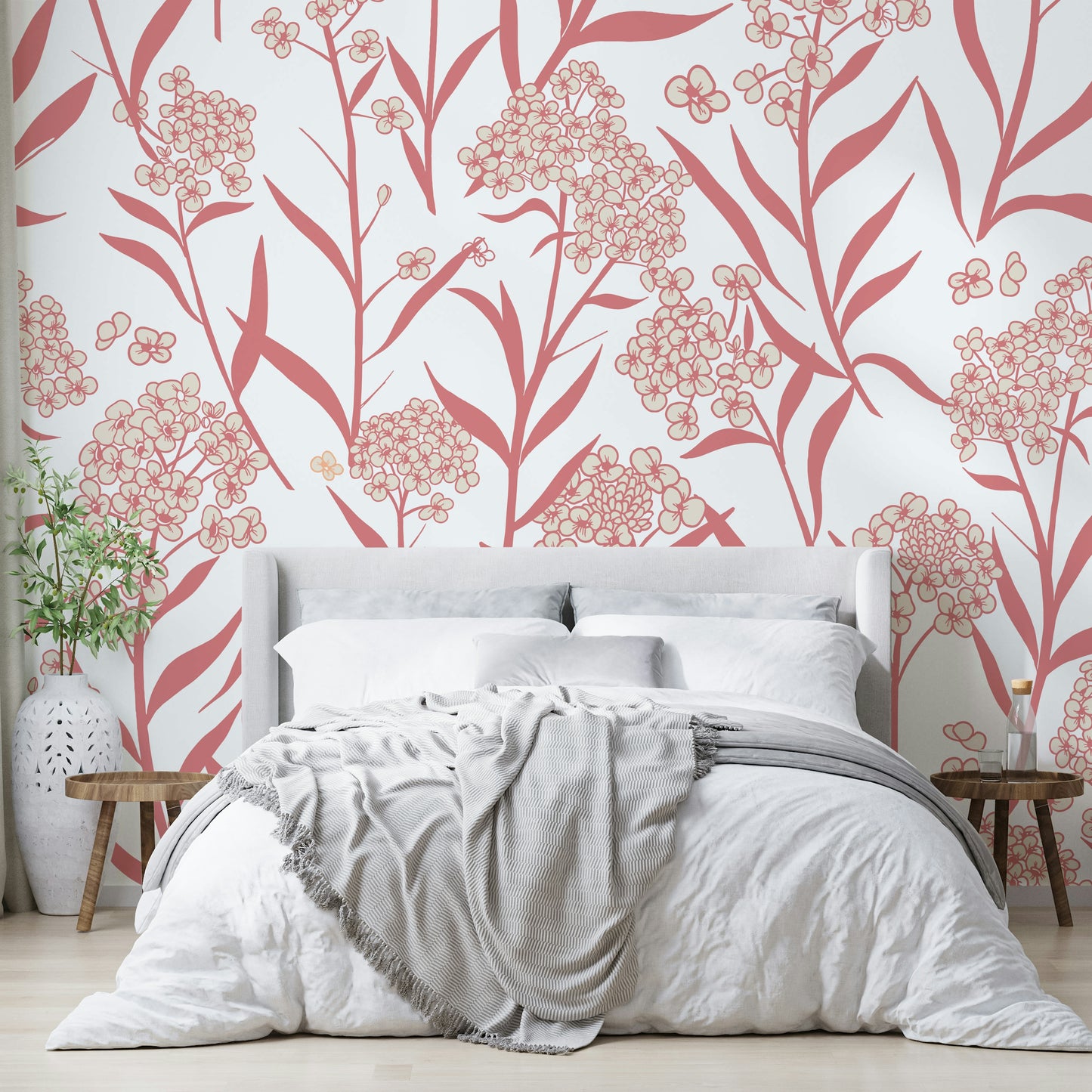 Delicate spring bloom wall mural