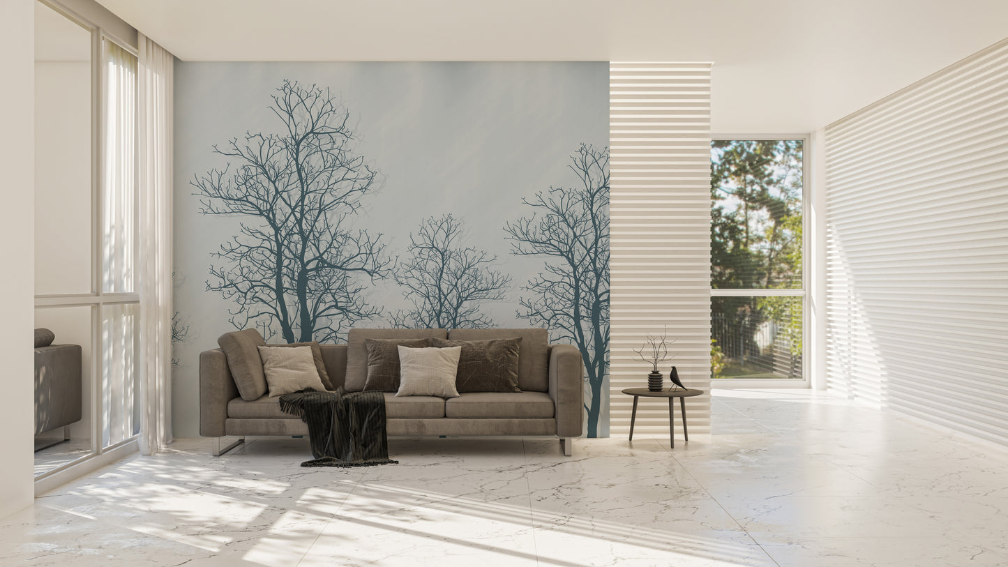 Tree landscape mural for walls