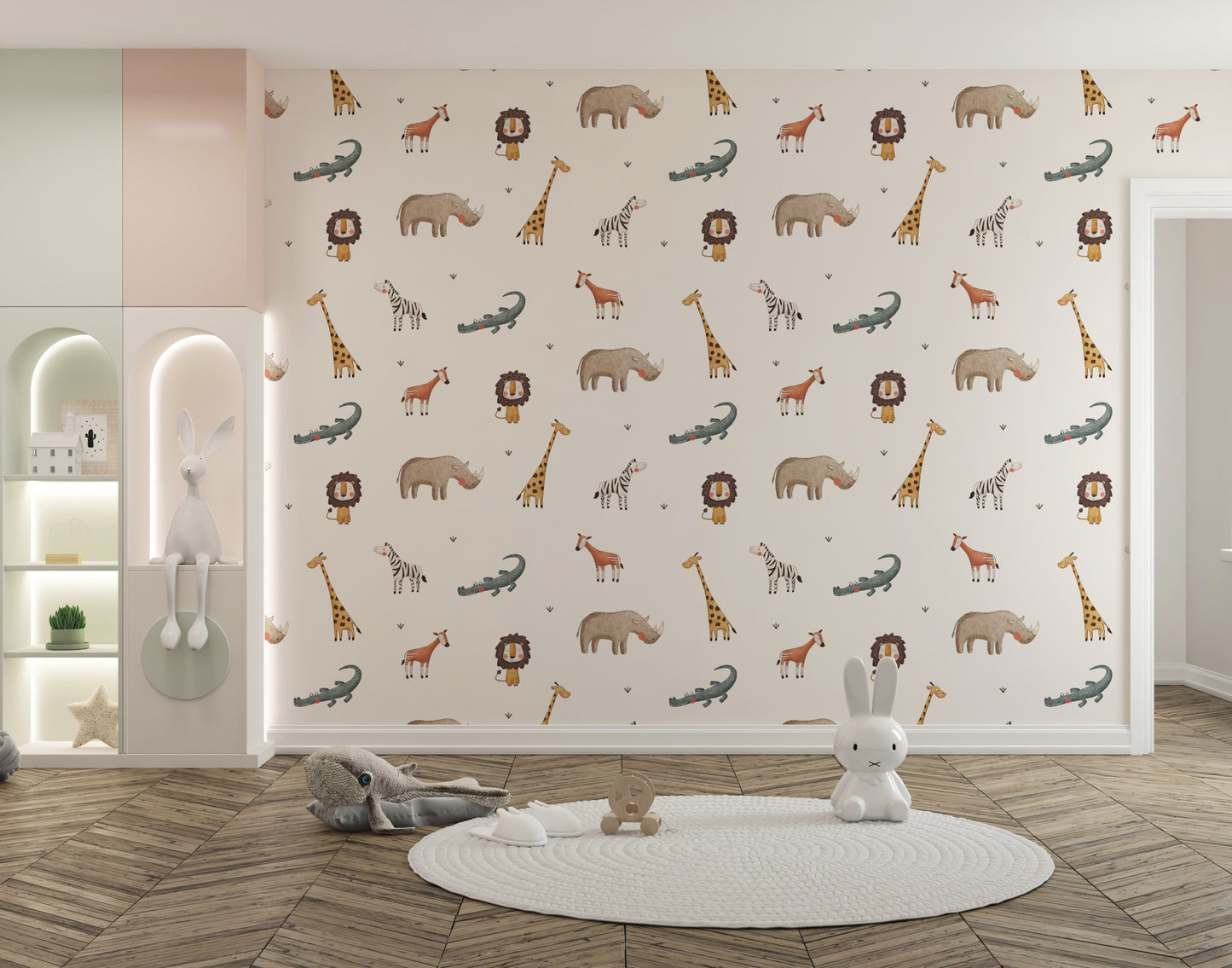 Safari adventure kids wall art
