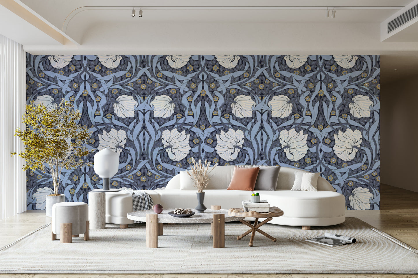 Classic Pimpernel wallpaper bringing nature-inspired style.