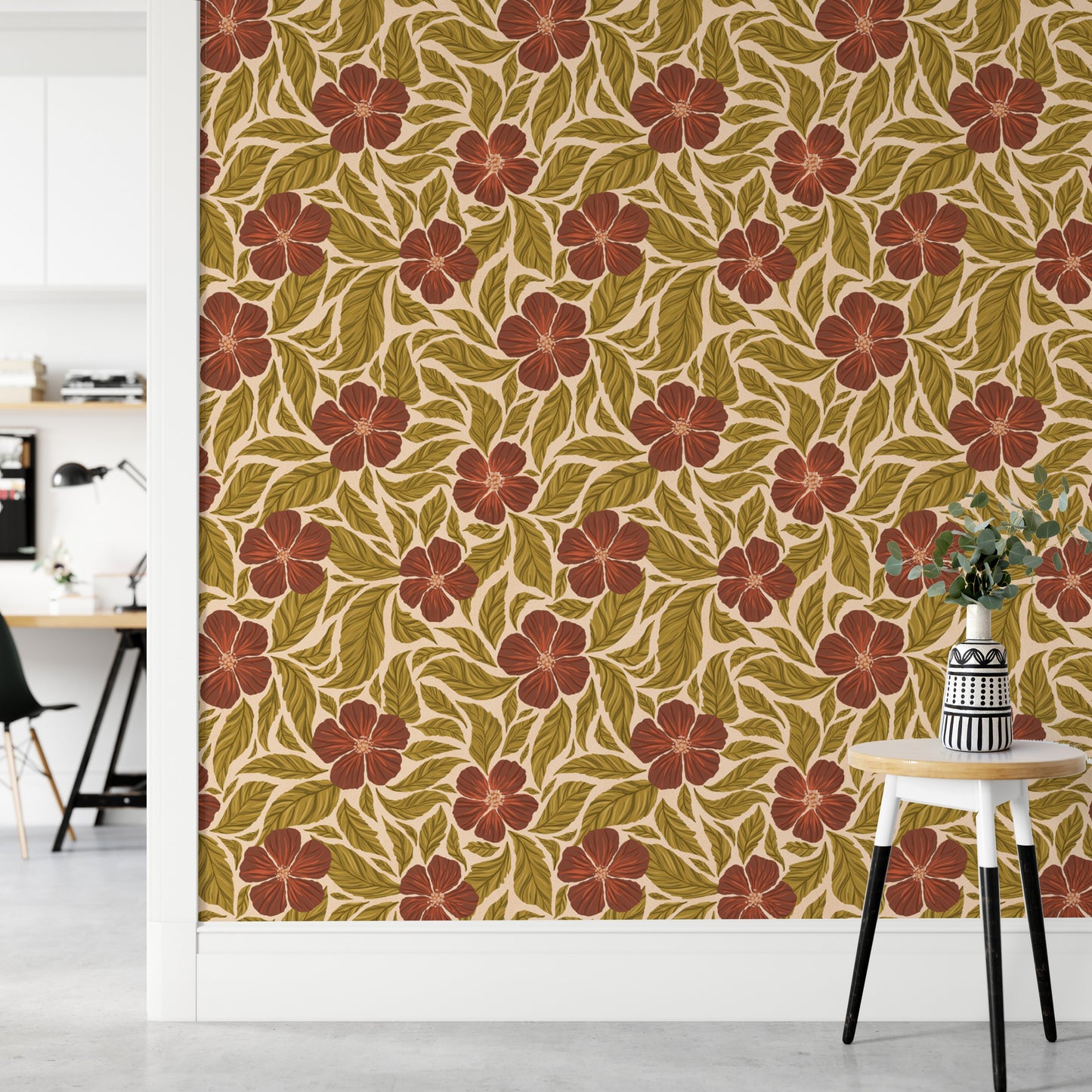 Vintage Flowers Dance Wallpaper - Giffywalls