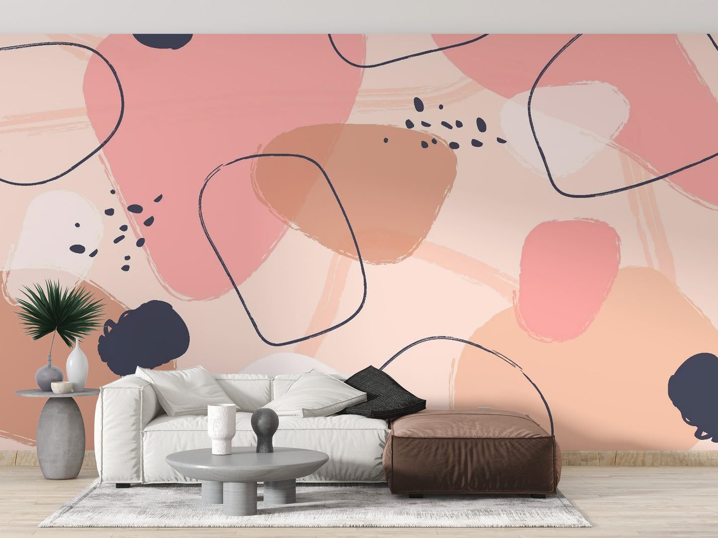 Colorful Abstract Pastel Art Wallpaper Murals
