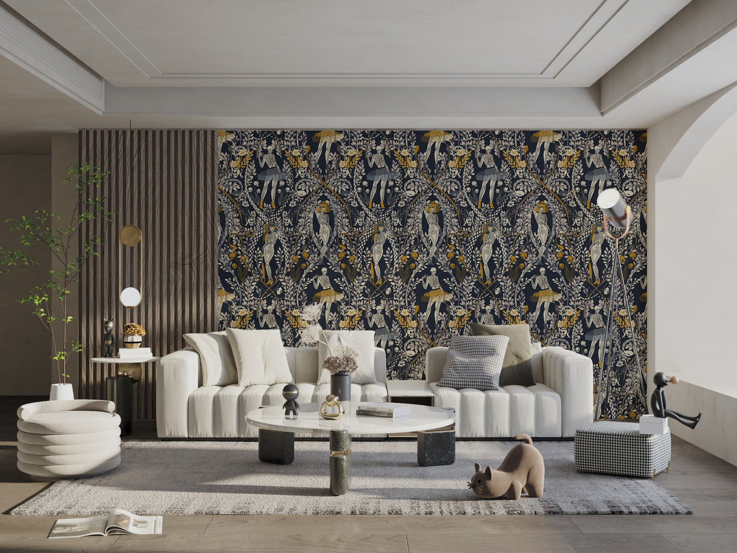 Midnight Masquerade Halloween pumpkin wallpaper