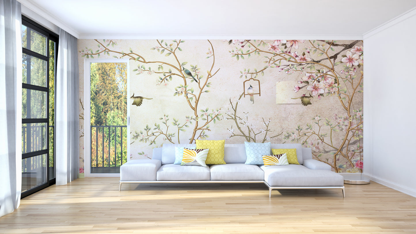 Madhuban Bagh Chinoiserie Wallpaper