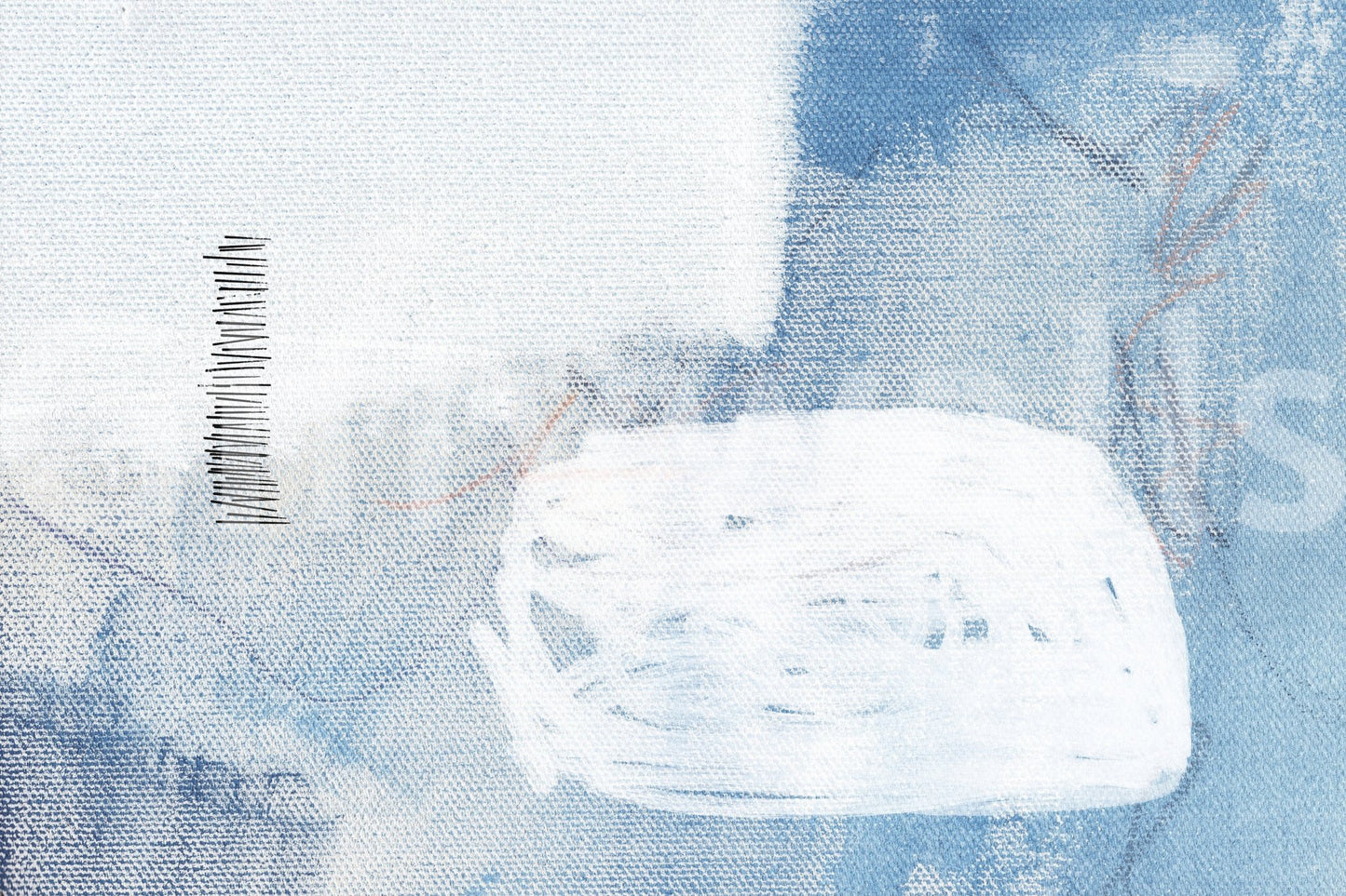 Abstract Blue Dreamscape Wall Mural -2711745