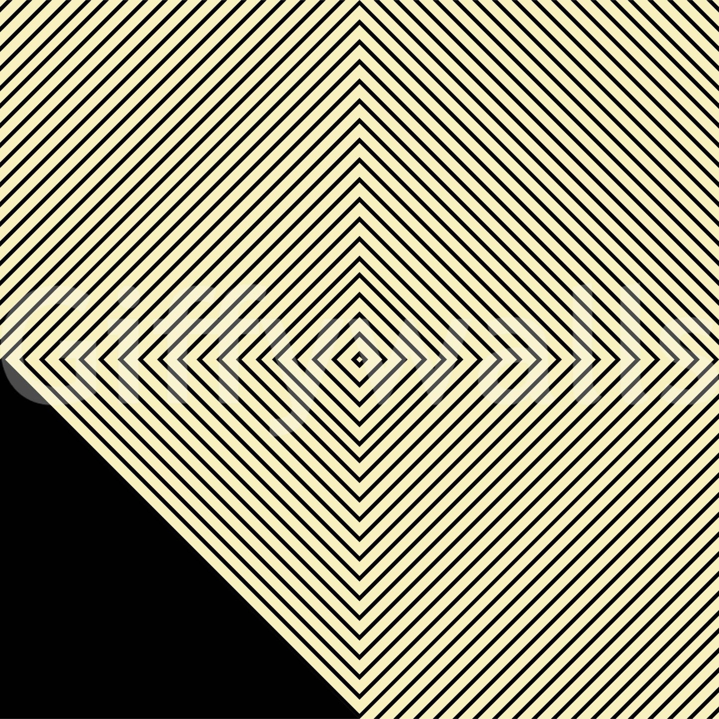 Refined Abstract Monochrome Peak wallpaper featuring a sharp black wedge., GD6692