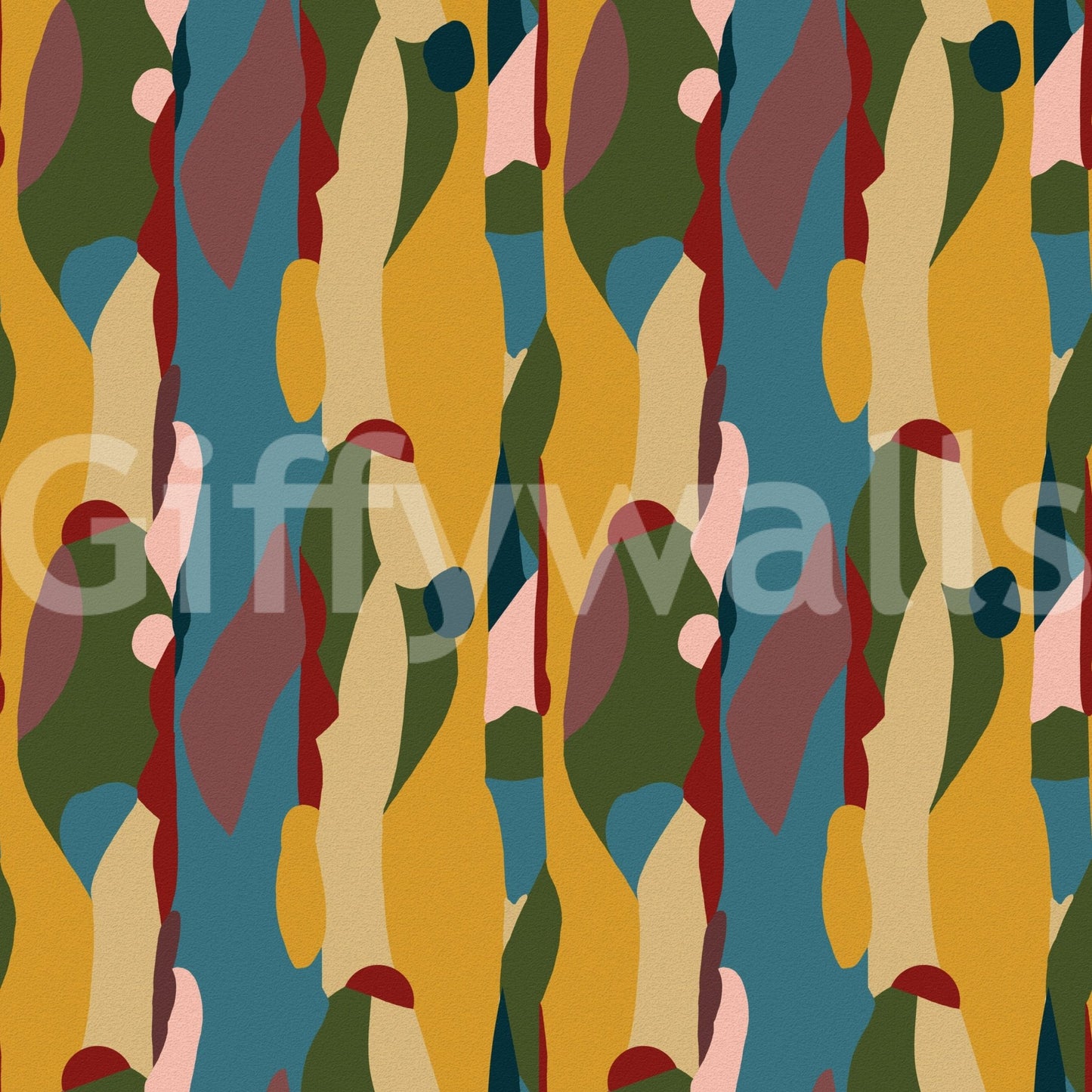 Abstract Shapes Modern Geometry Wallpaper