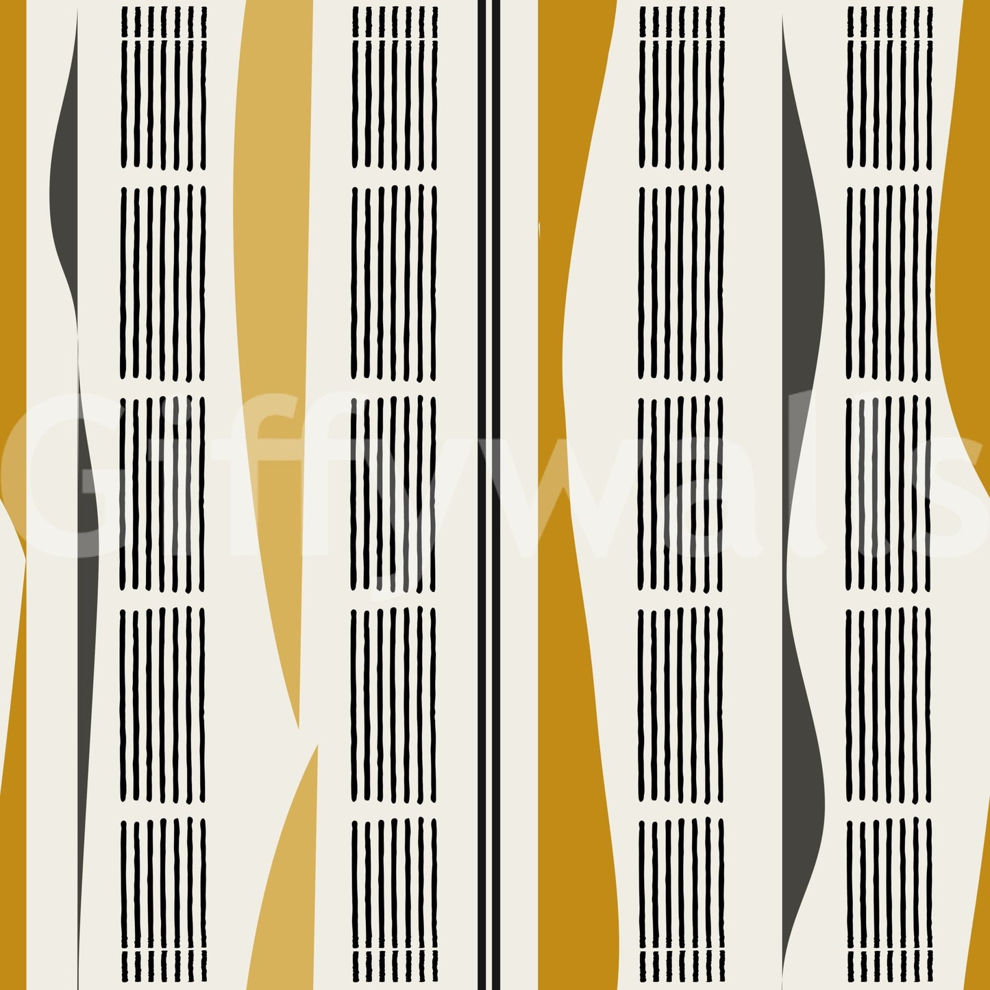 Artistic stripes and curves wallpaper
