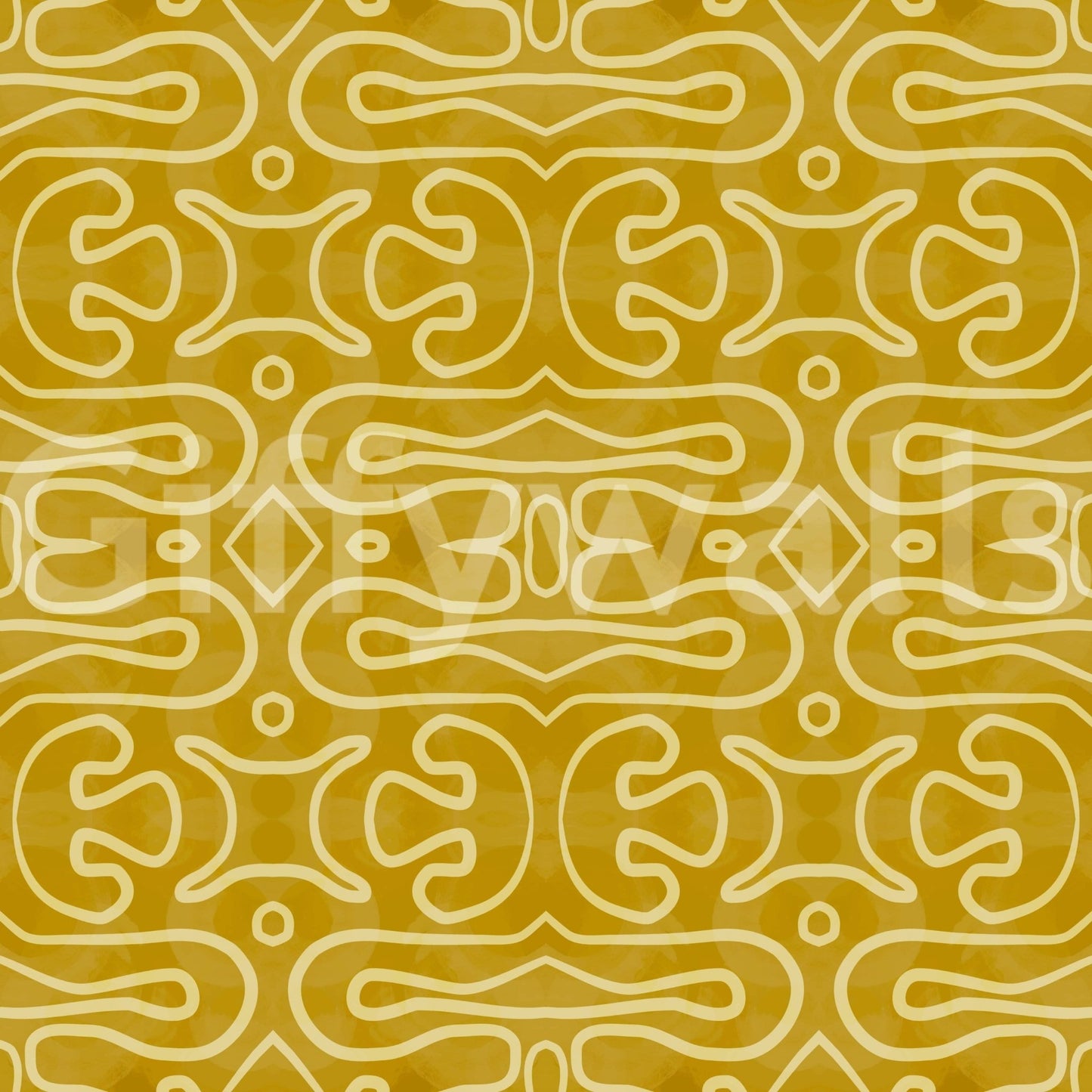 Amber Trails sun-kissed organic lines peel and stick wallpaper., GD7462