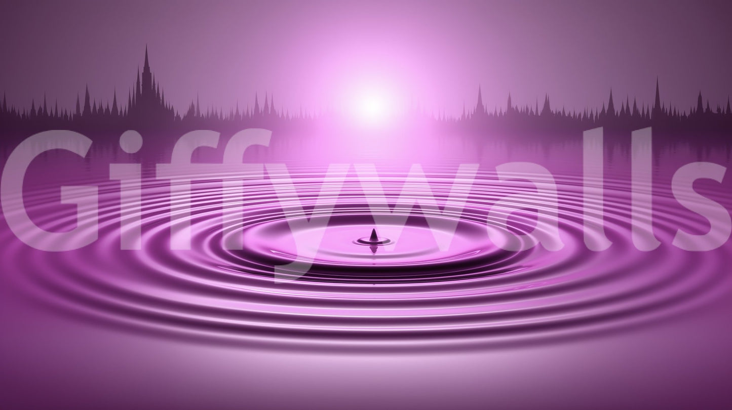 deep purple wallpaper for a bedroom