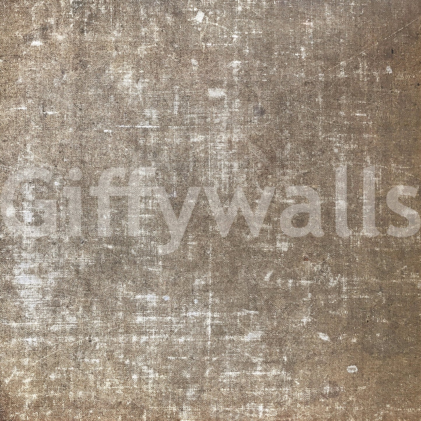 Neutral burlap mural wallpaper