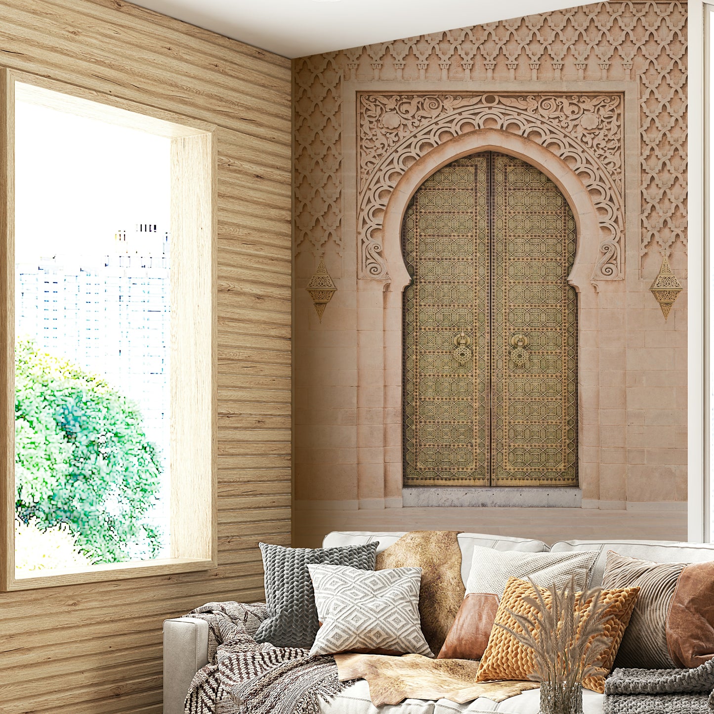 Warm golden, yellow, and amber hues.