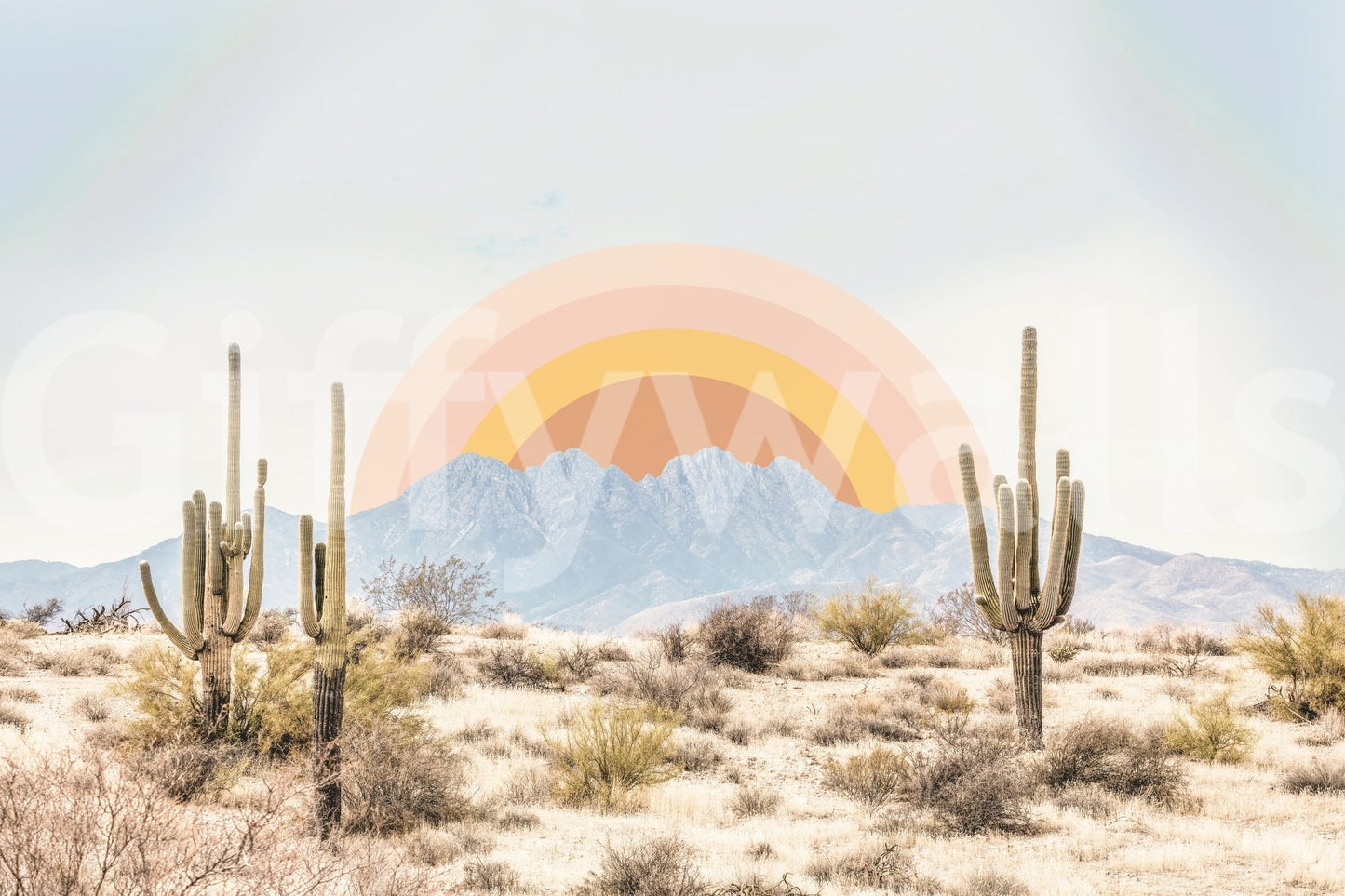 Arizona-inspired wallpaper design