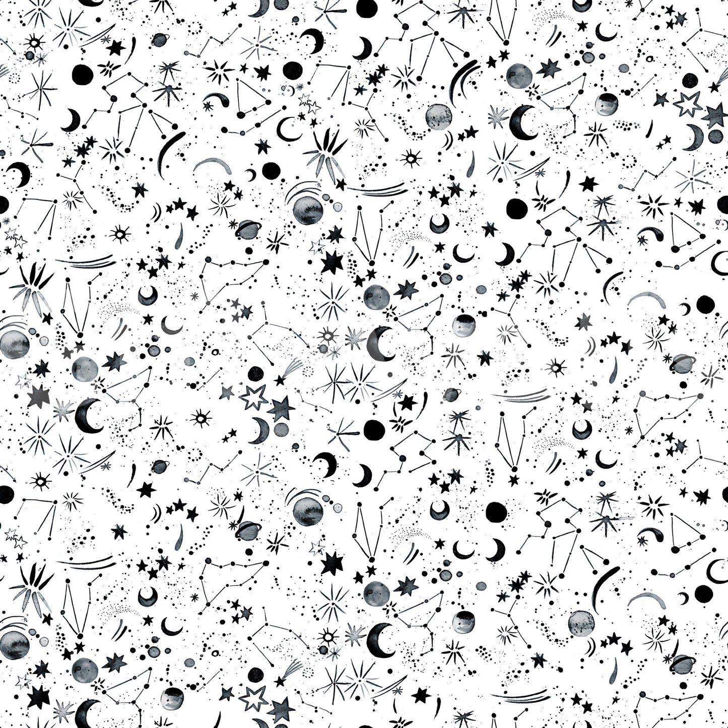 Space wallpaper with moons and stars