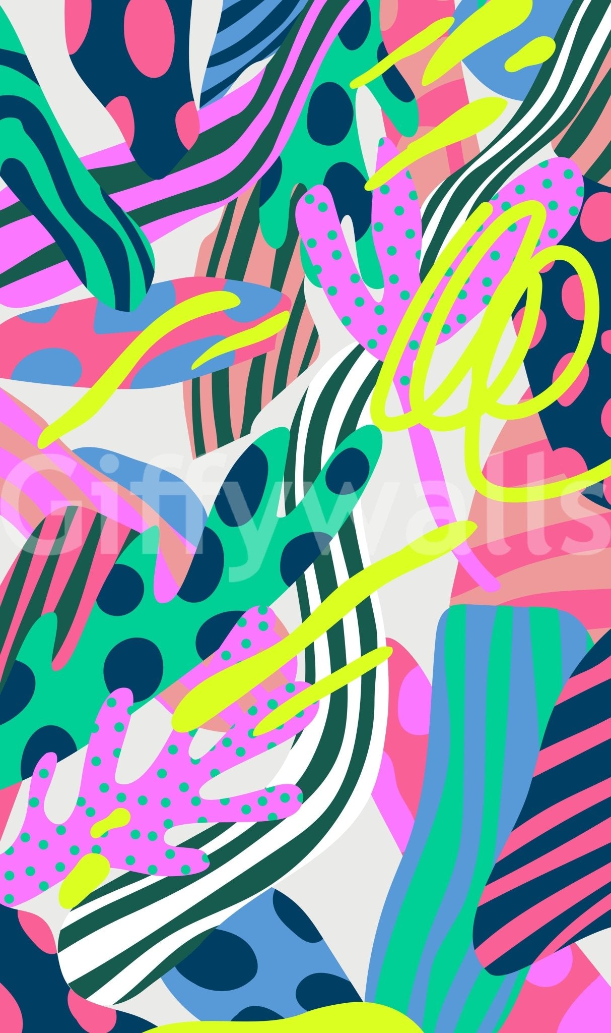 A high-quality serene flower wall mural for walls.