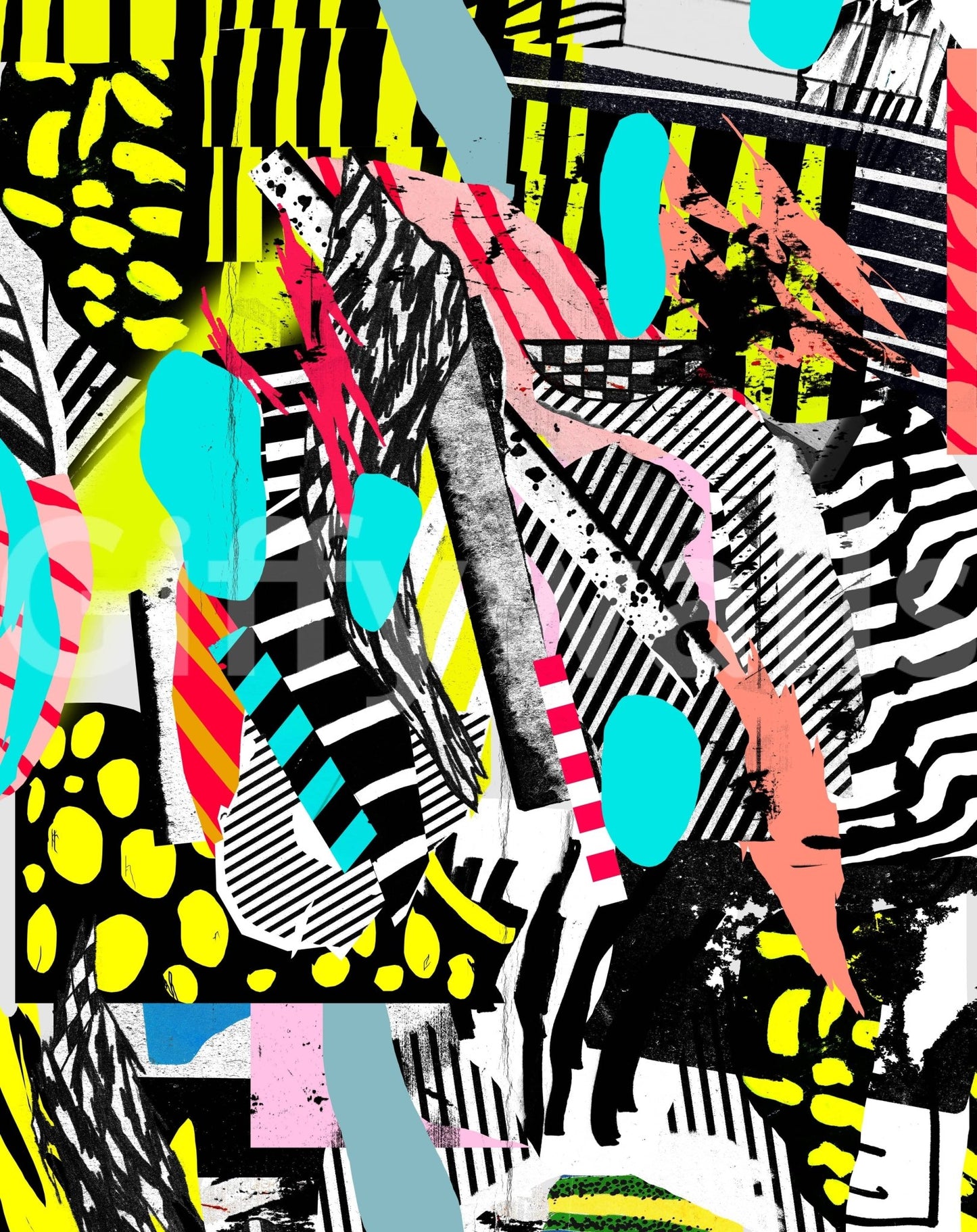 A high-quality abstract print wall mural for walls.