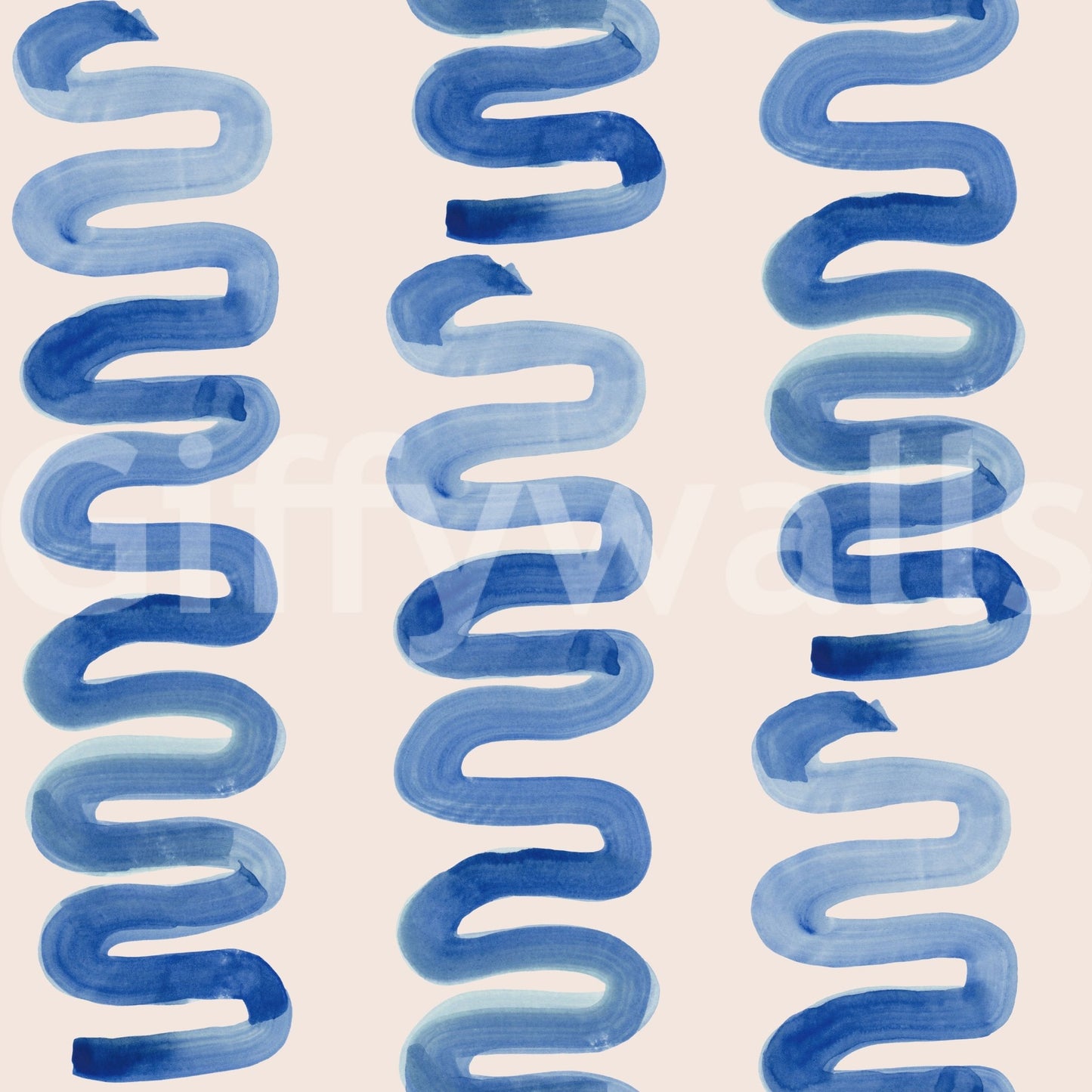 Wavy lines Azure Swirls Wallpaper texture.