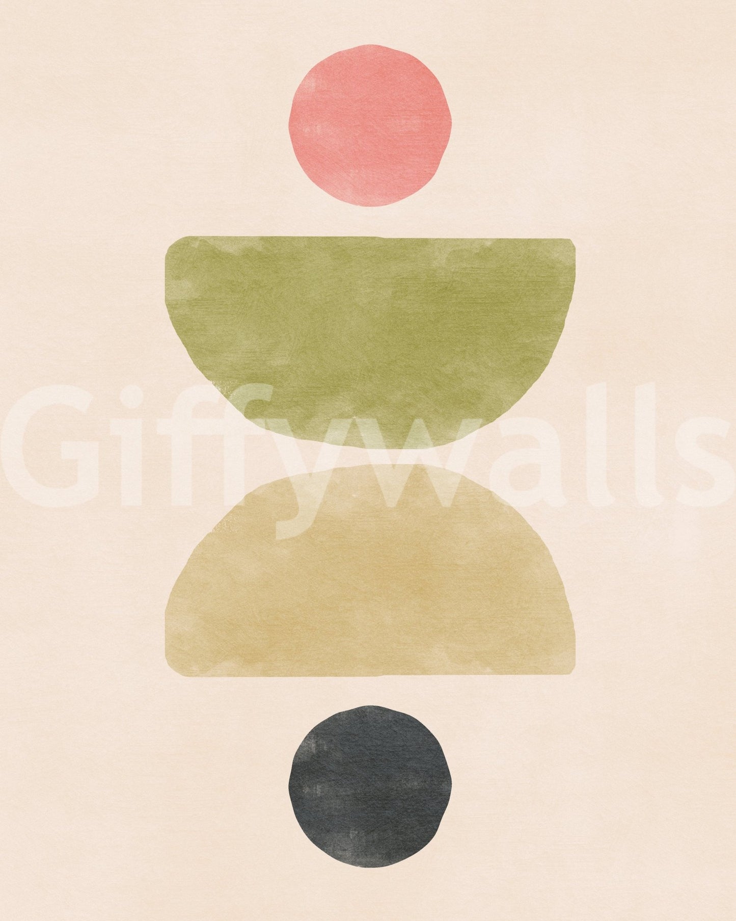 Balanced Hues Wall Mural