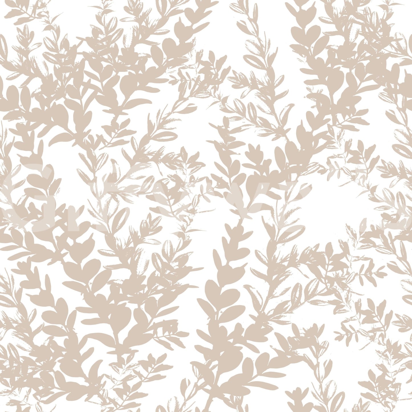 A seamless pattern of branches on a wall