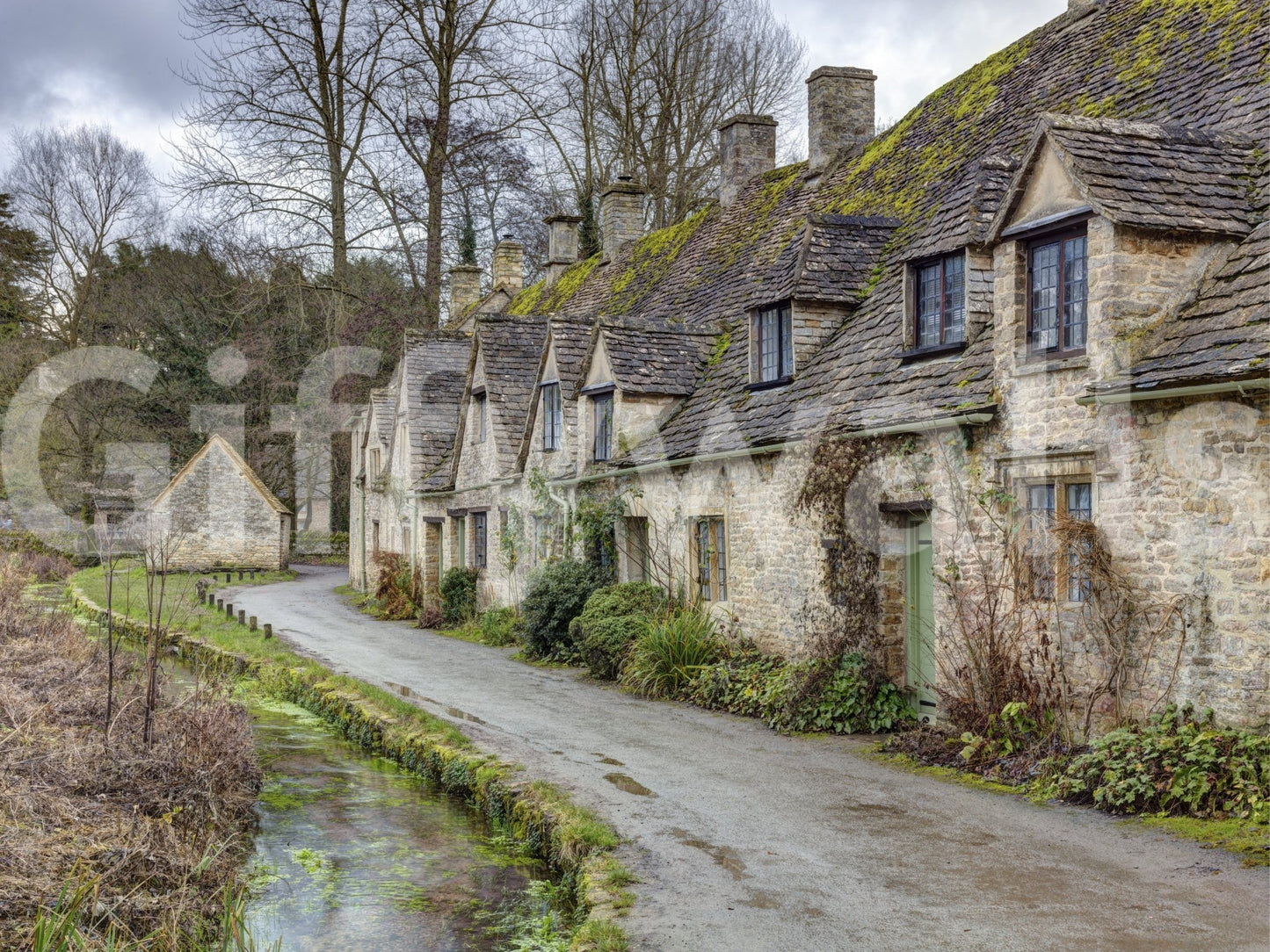 The image captures a famous landmark, Arlington Row.