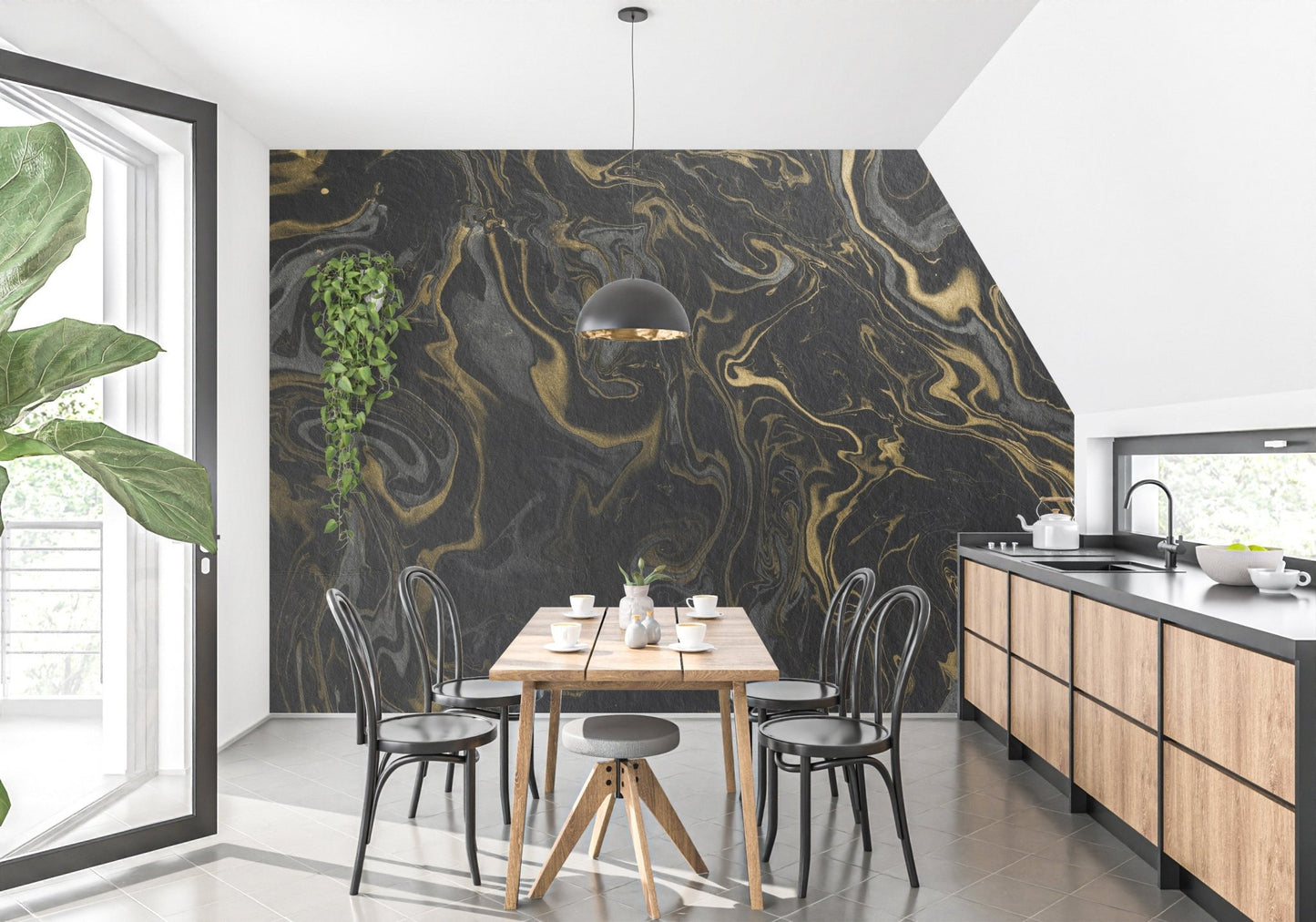 Luxury Marble Print Wallpaper