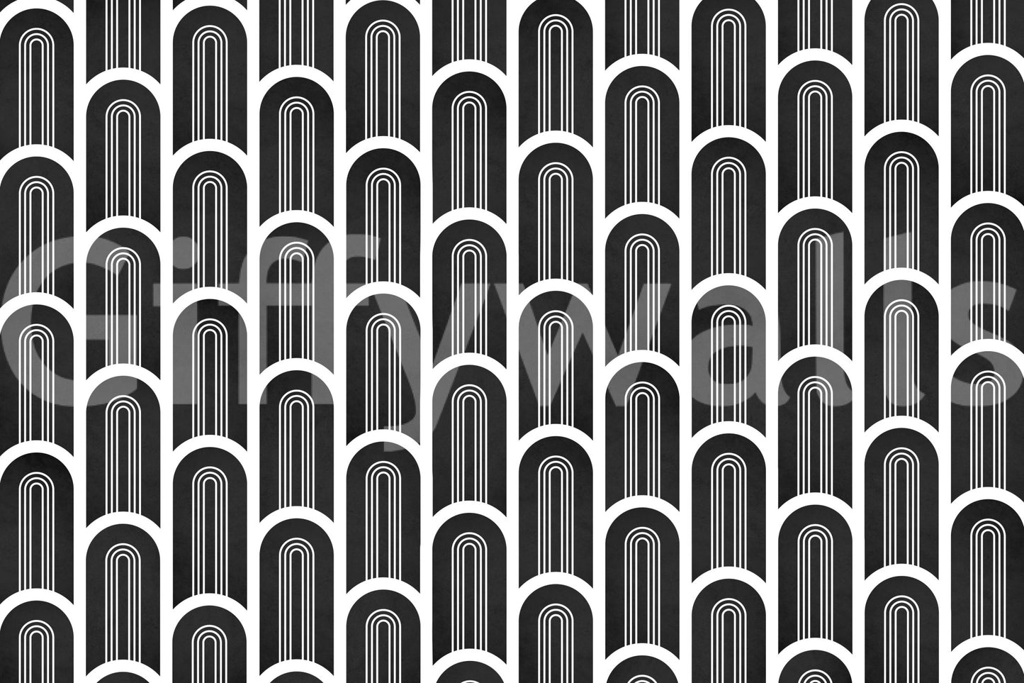 Black and white contrast wallpaper for walls, GD2628