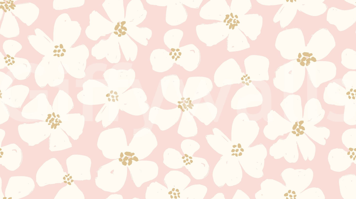 Blush Bloom Wallpaper