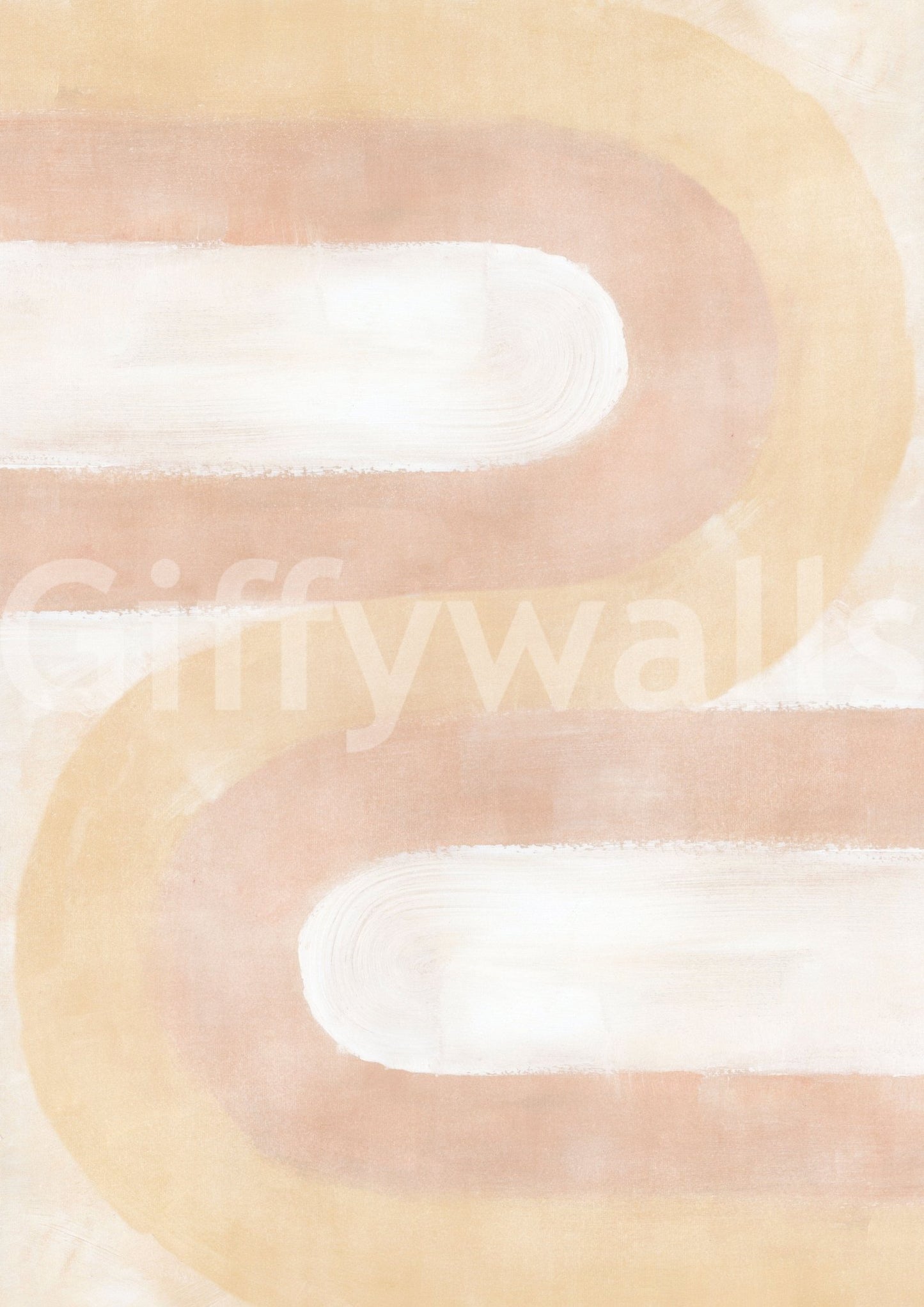 Modern arch blush wallpaper mural