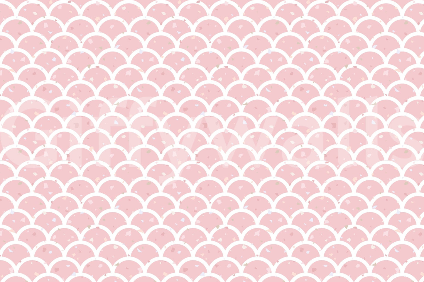 Blush terrazzo scales, peaceful and calm