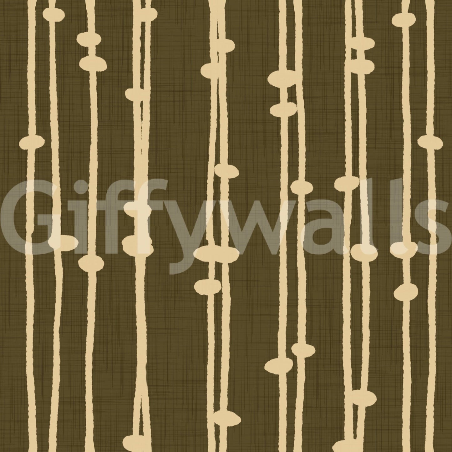 A detail of the bohemian striped pattern in the design.