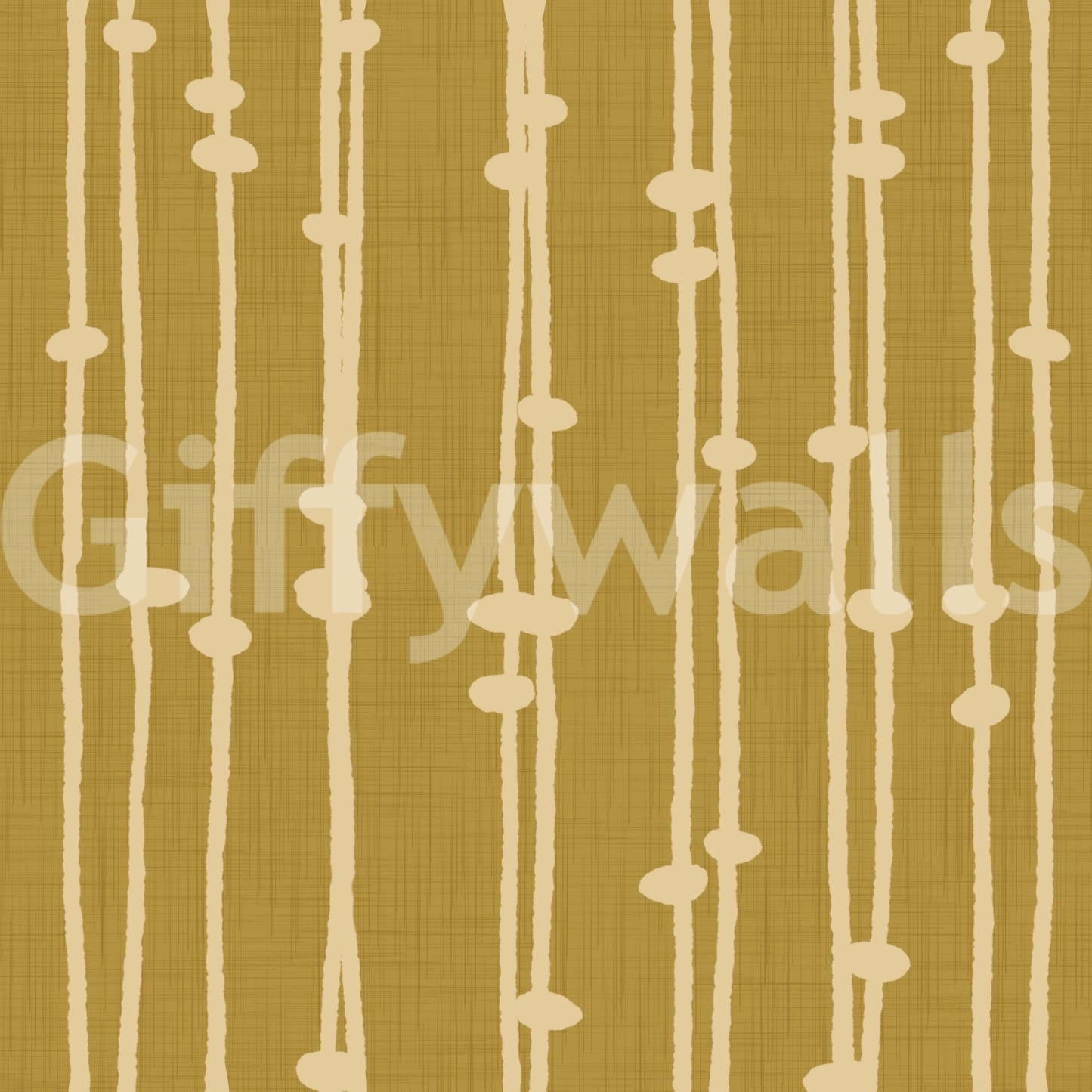 A detail of the bohemian striped pattern in the design.