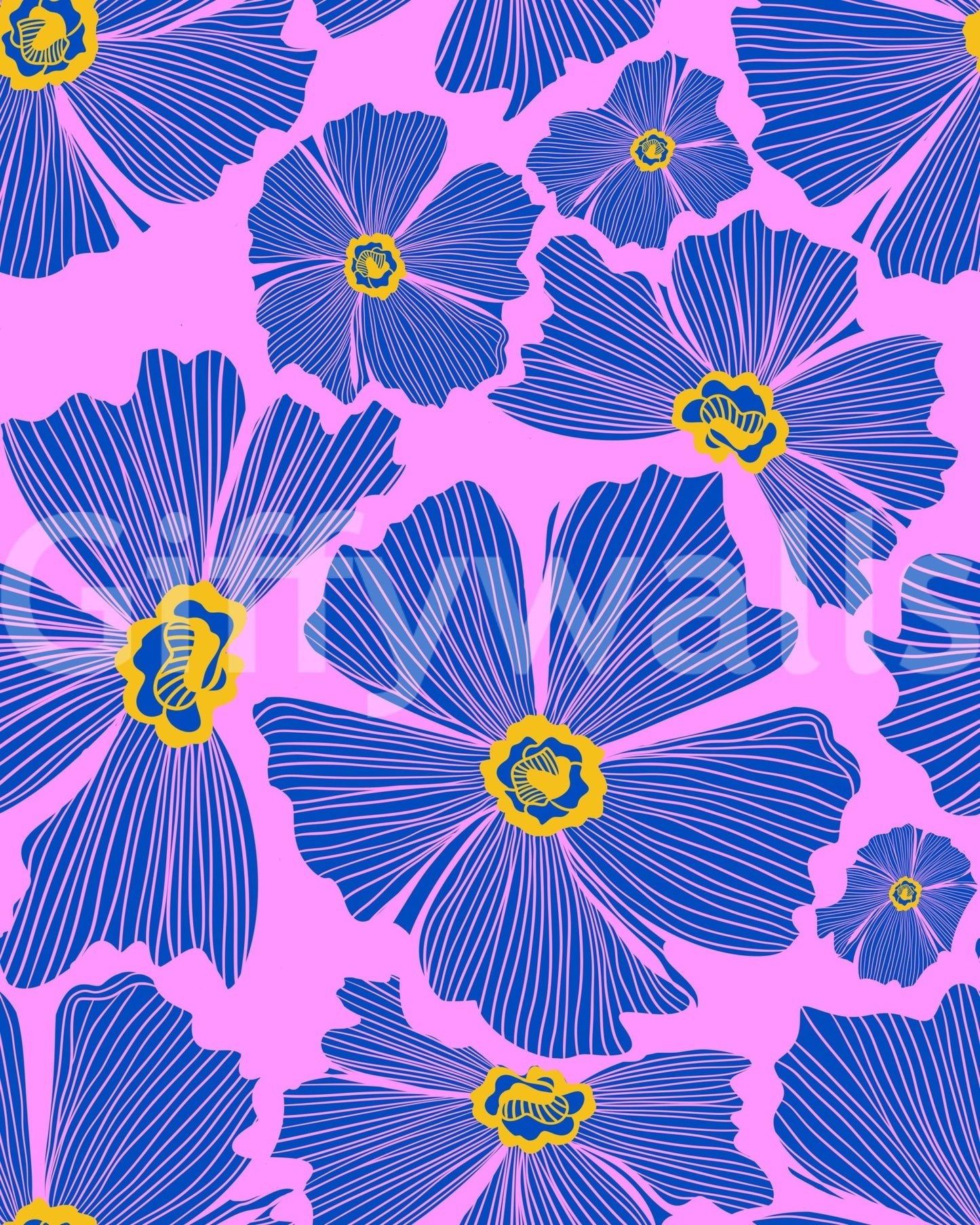 The design is non-realistic and interpretive.