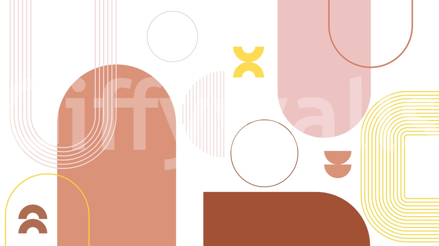 Eclectic boho wallpaper for walls