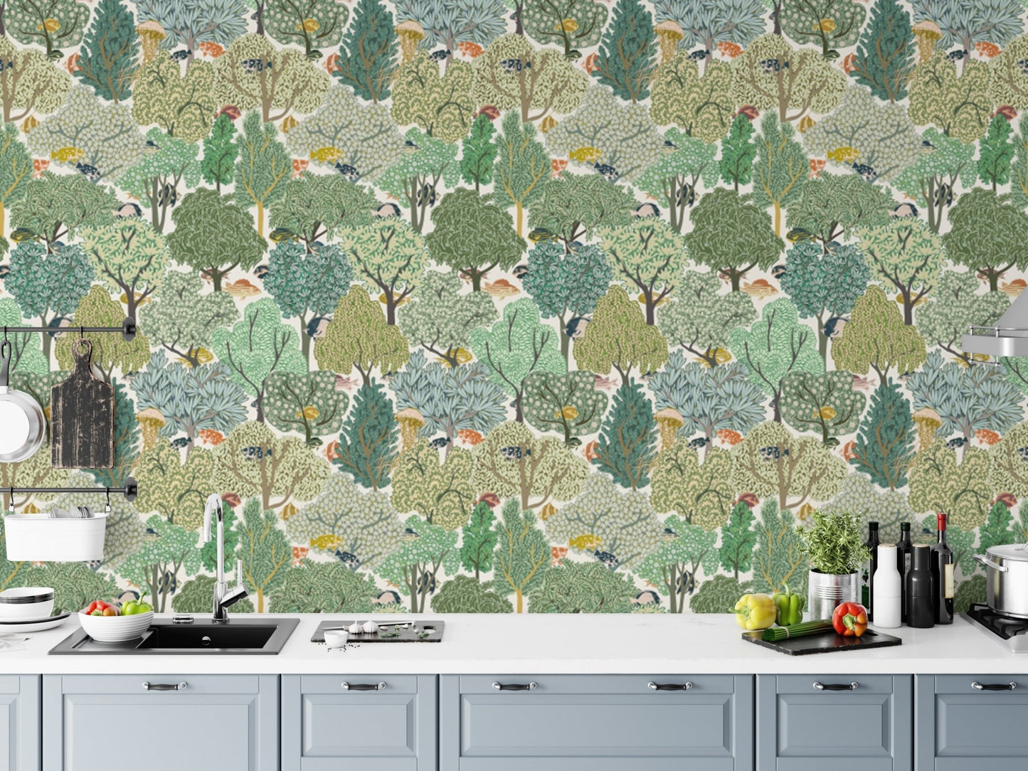 Stunning Botanic Ballet wallpaper mural for stylish interiors.