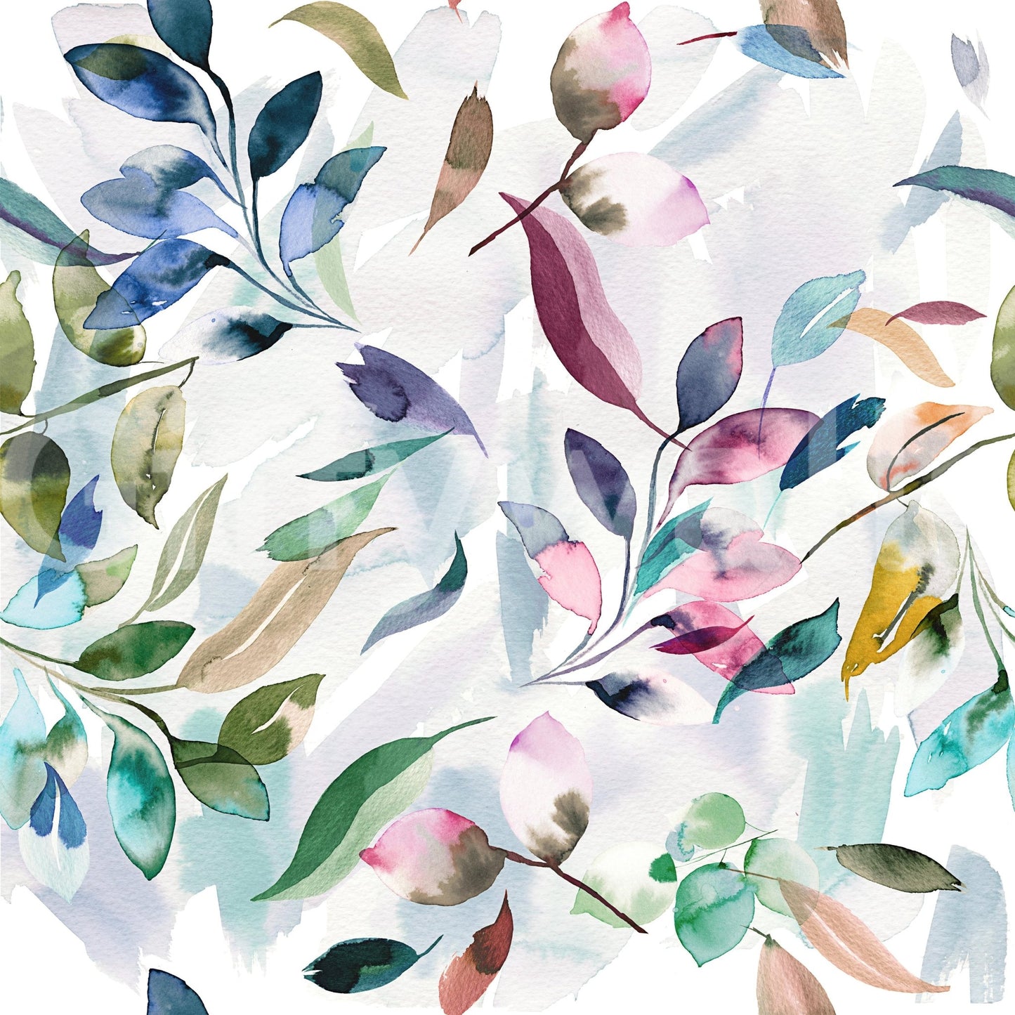 Calm floral wallpaper pattern