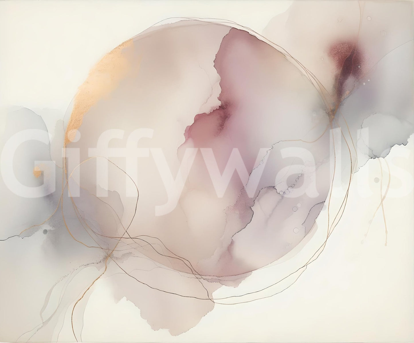 Serenity-inspired Circle mural for peaceful wall décor.