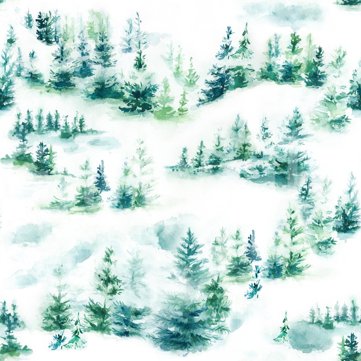 Subtle nature wall mural