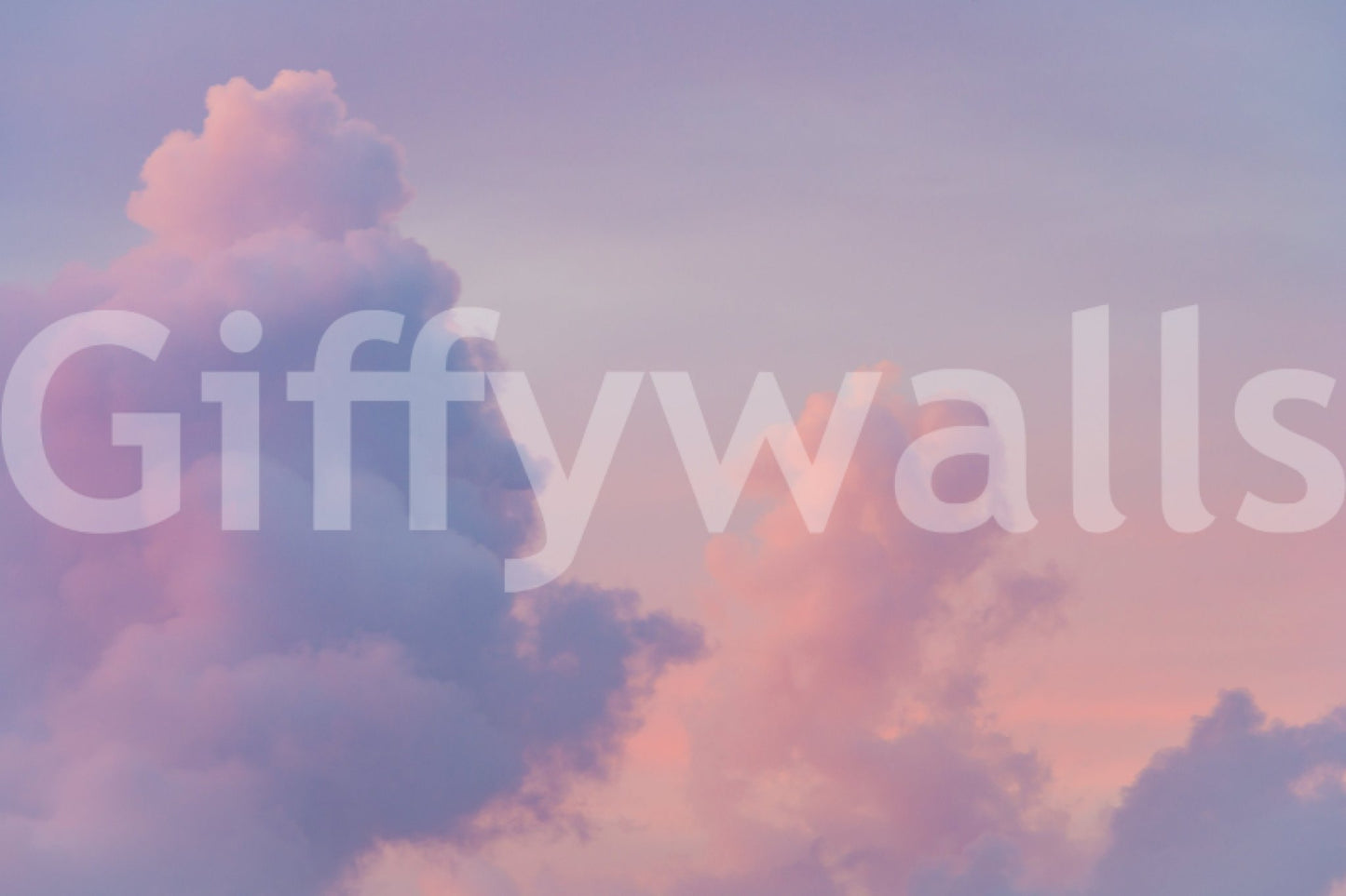 A high-quality serene cloud wall mural for walls.