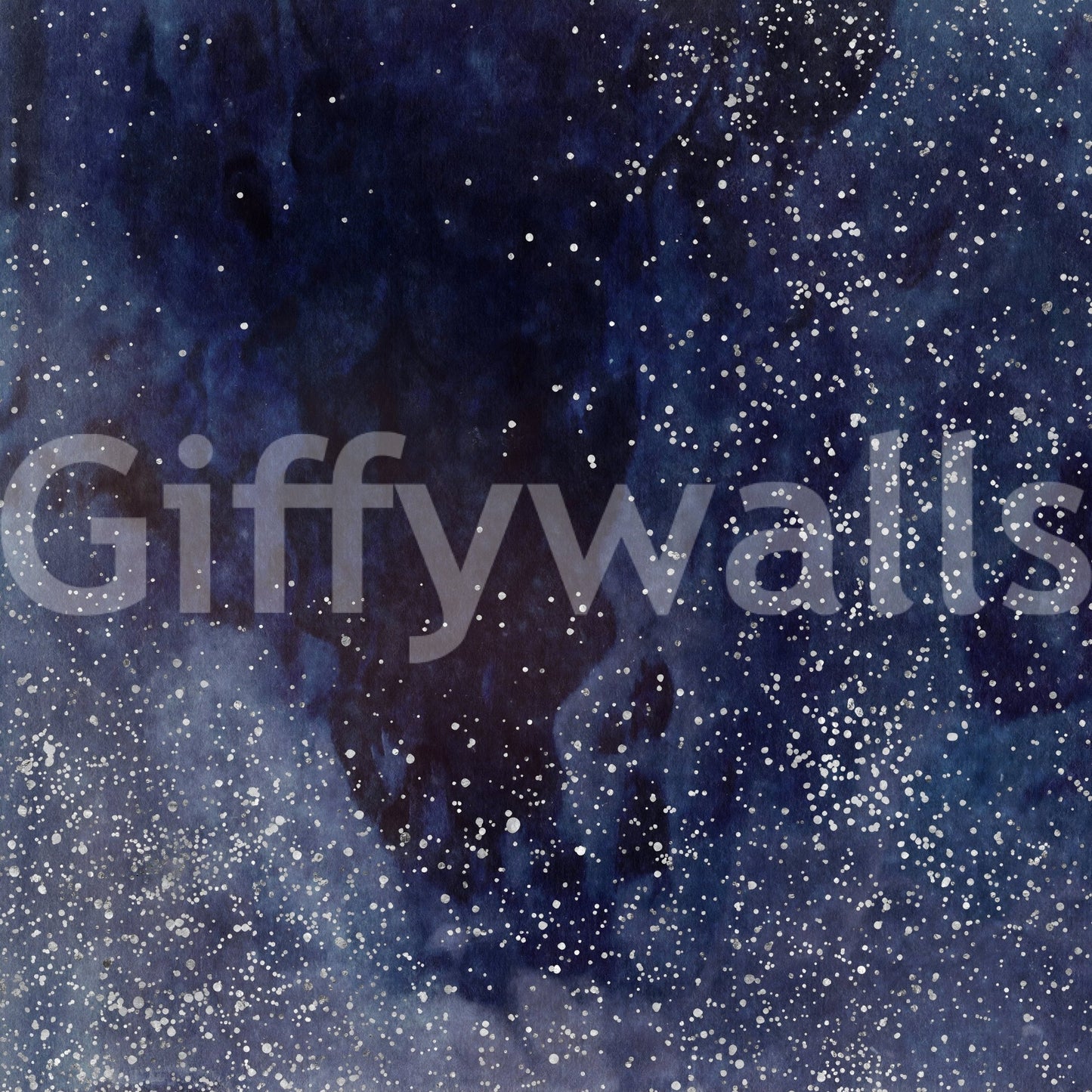 Cobalt Galaxy Wall Mural