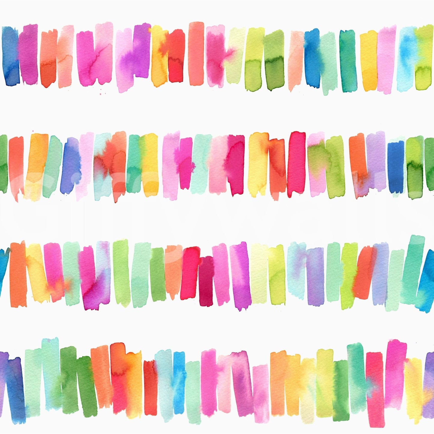 Color brush pattern wallpaper