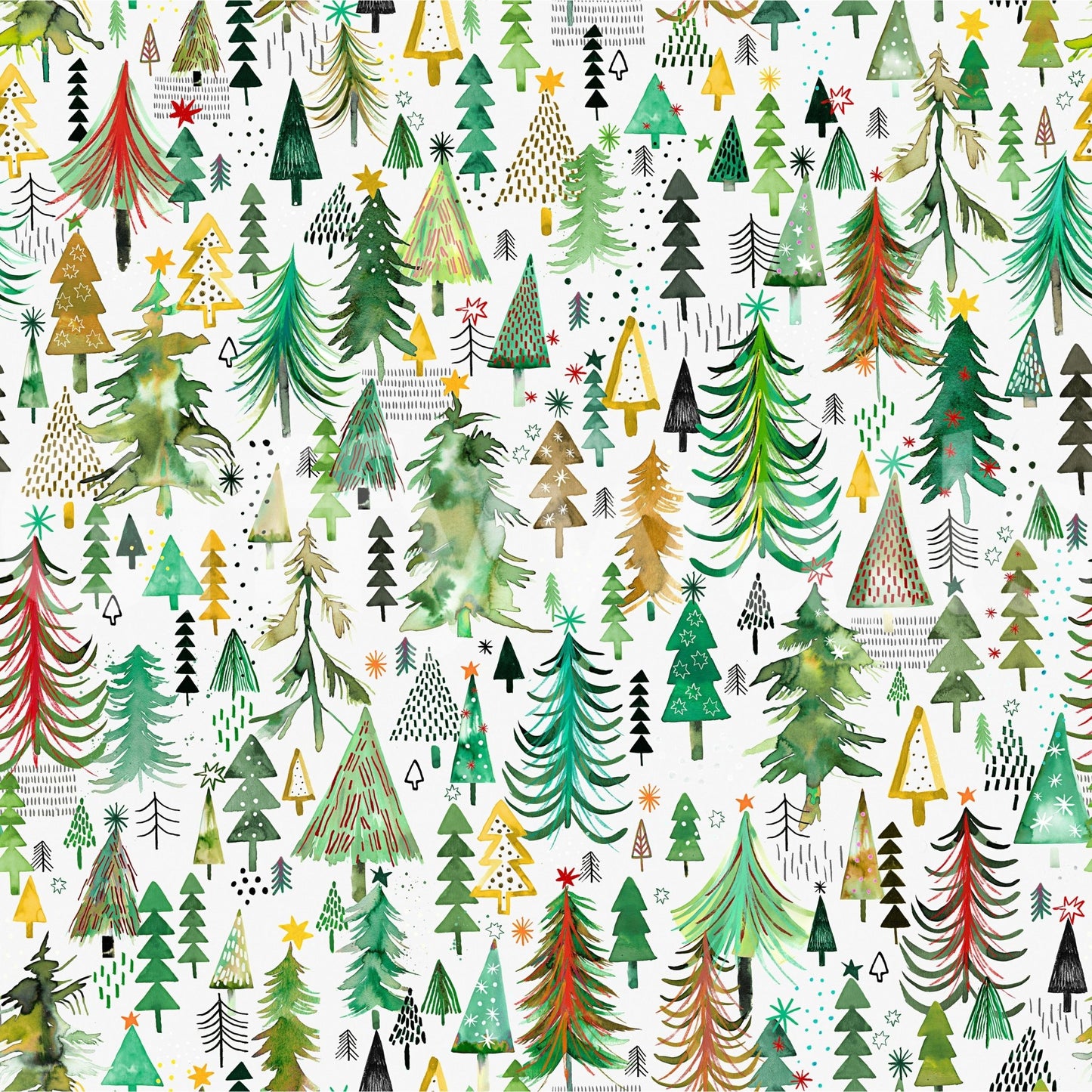 Creative Christmas tree art