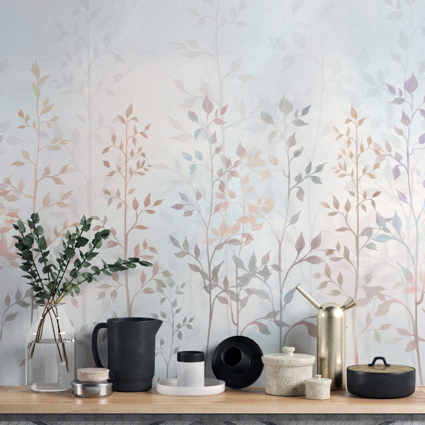 Colorful Field Long Grass Wallpaper Mural - Giffywalls A282