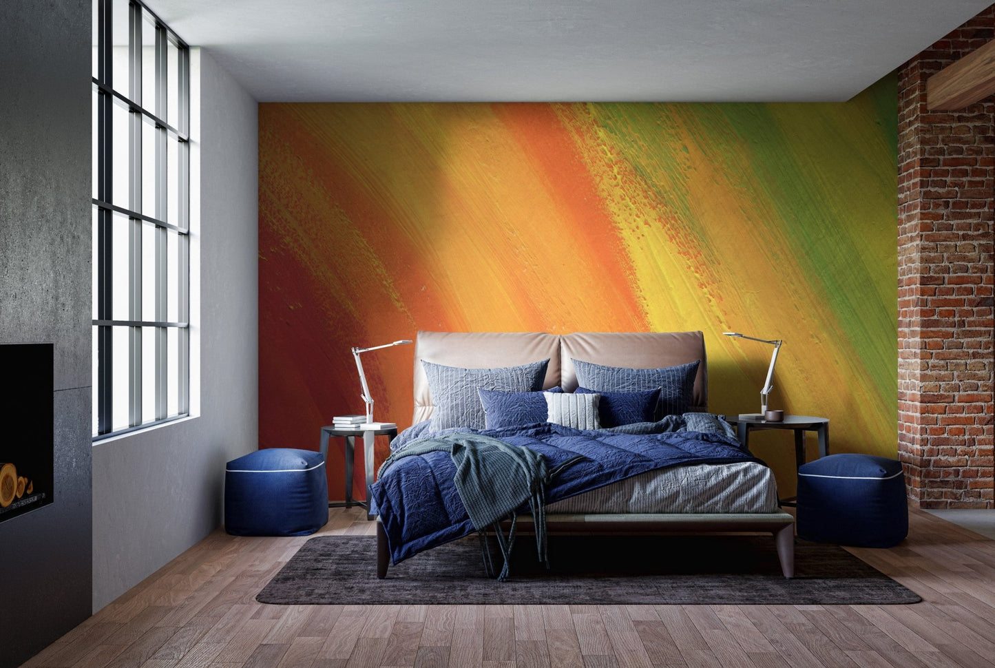 Colourful Rainbow Wallpaper Mural A275