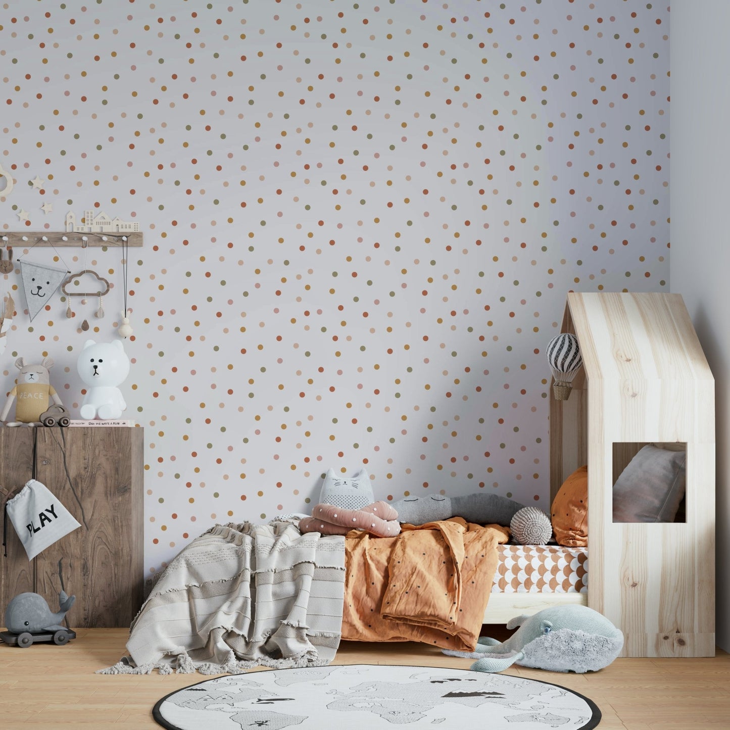 Confetti Boho Woodland Wallpaper GD817