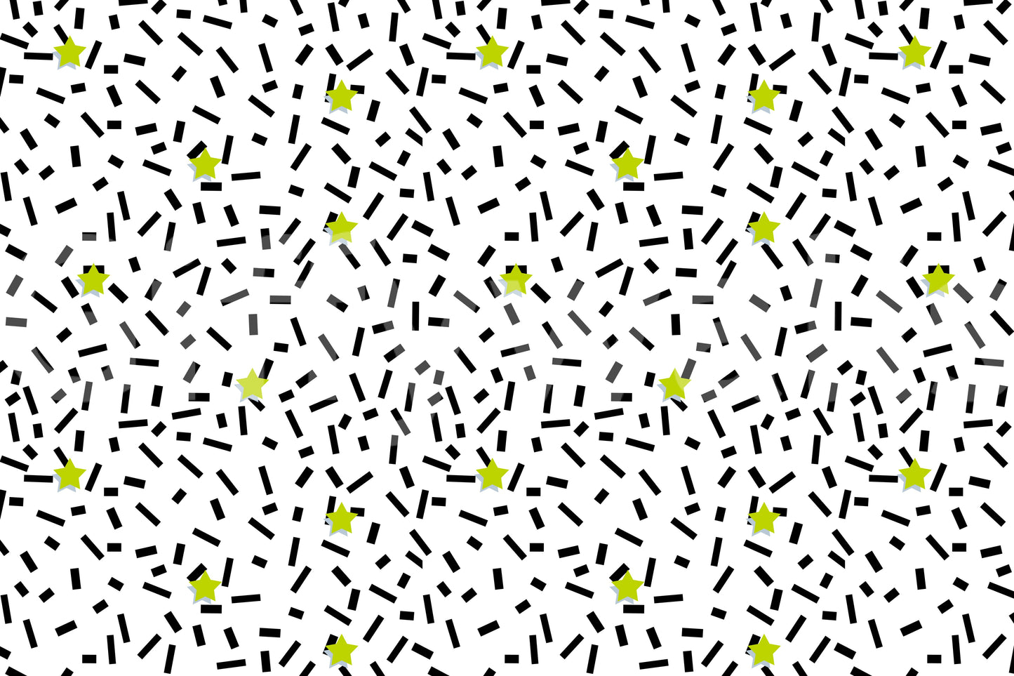 Confetti stars, peaceful and calm