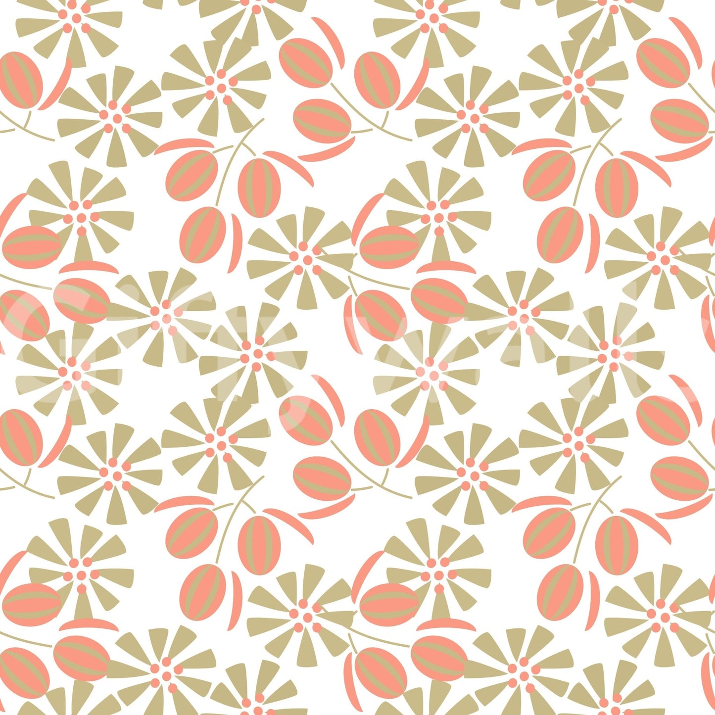 Coral Blossom Time Wallpaper