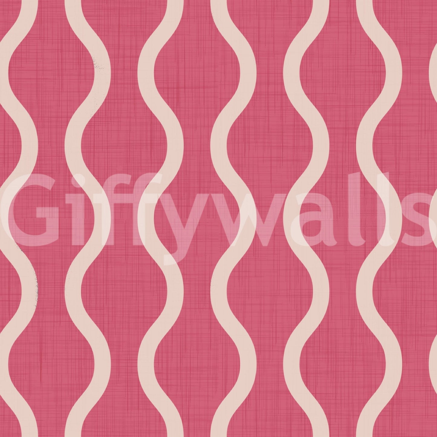 Modern stripe pattern in Rose Clay Wallpaper with warm muted finish, GD8528