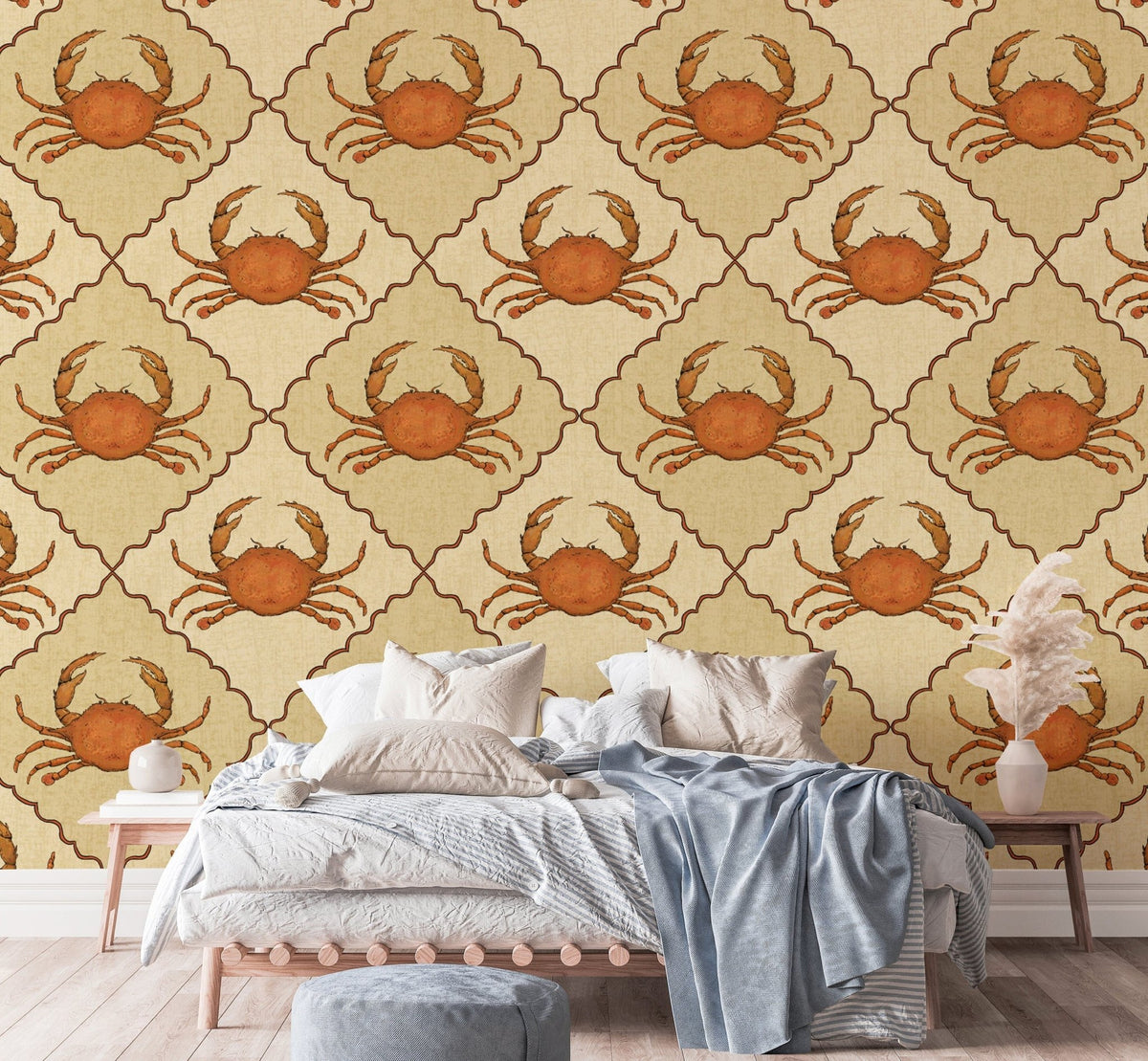 Sophisticated crustacean core wallpaper for contemporary walls. RNM23