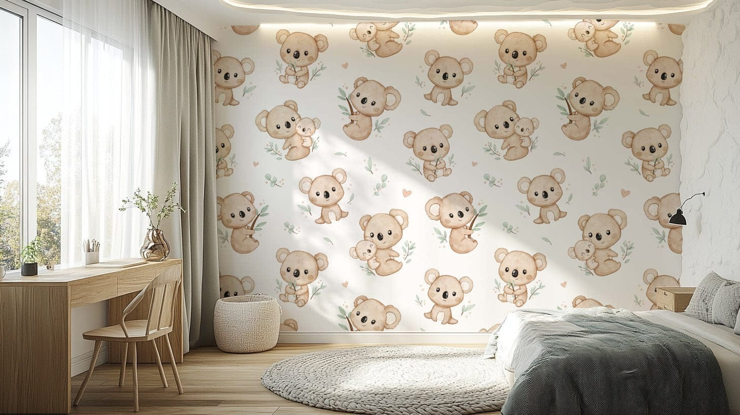 Koala-themed wallpaper for Indian homes GD064