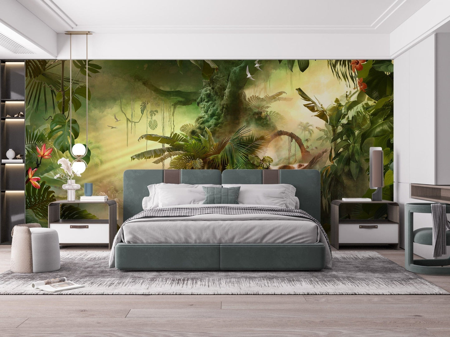 Dreamy Forest Wallpaper Mural - Giffywalls A590